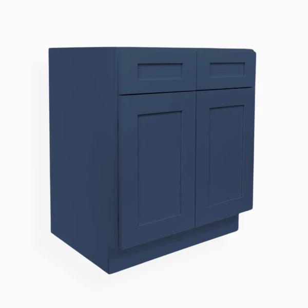 Navy Blue Shaker Bathroom Vanity